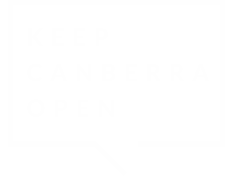 Keep Canberra Open